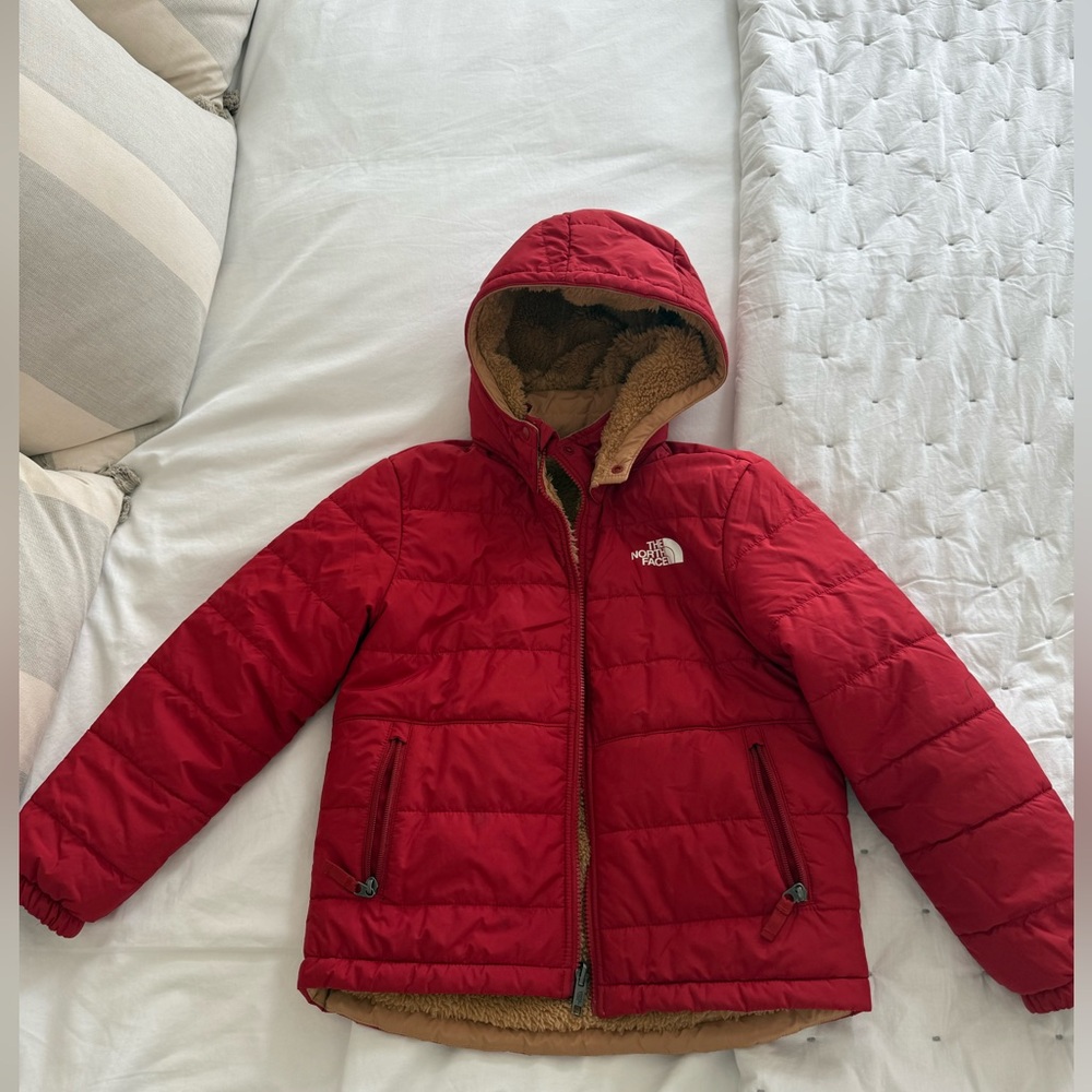 Boys North Face Reversible Mt Chimbo Winter Jacket